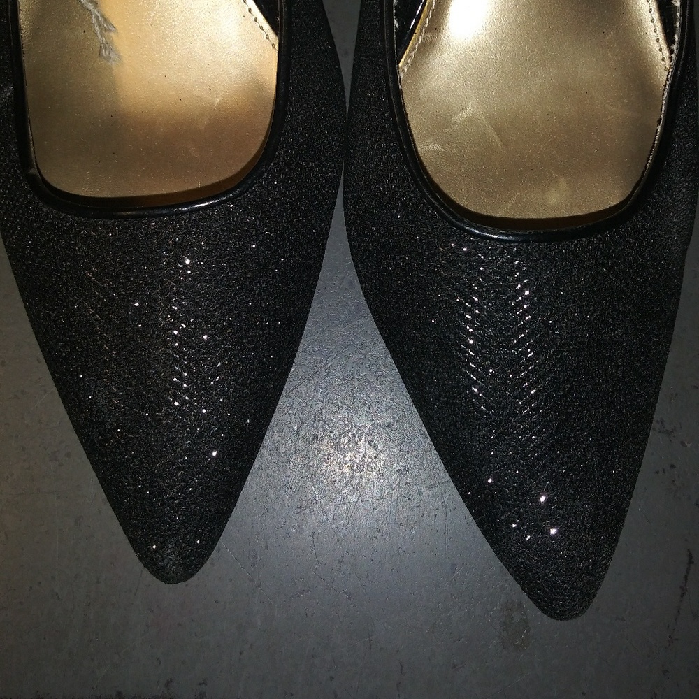 sparkling Black heels